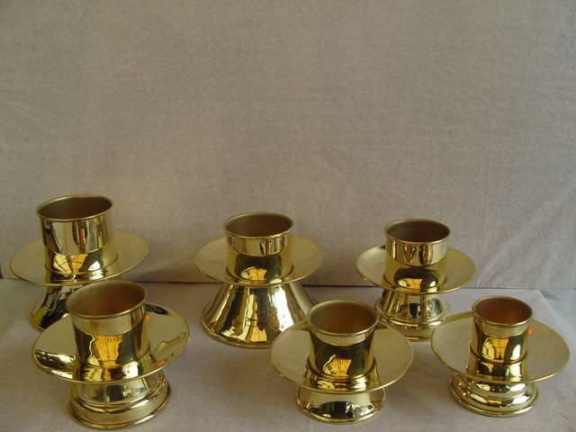 Grupo de Candeleros para cirio
